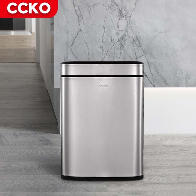 6L 12L 30L Mini Hotel Home Guestroom Custom Open Top Stainless Steel Trash Can Garbage Bin Dustbin Waterproof Metal Trash Can