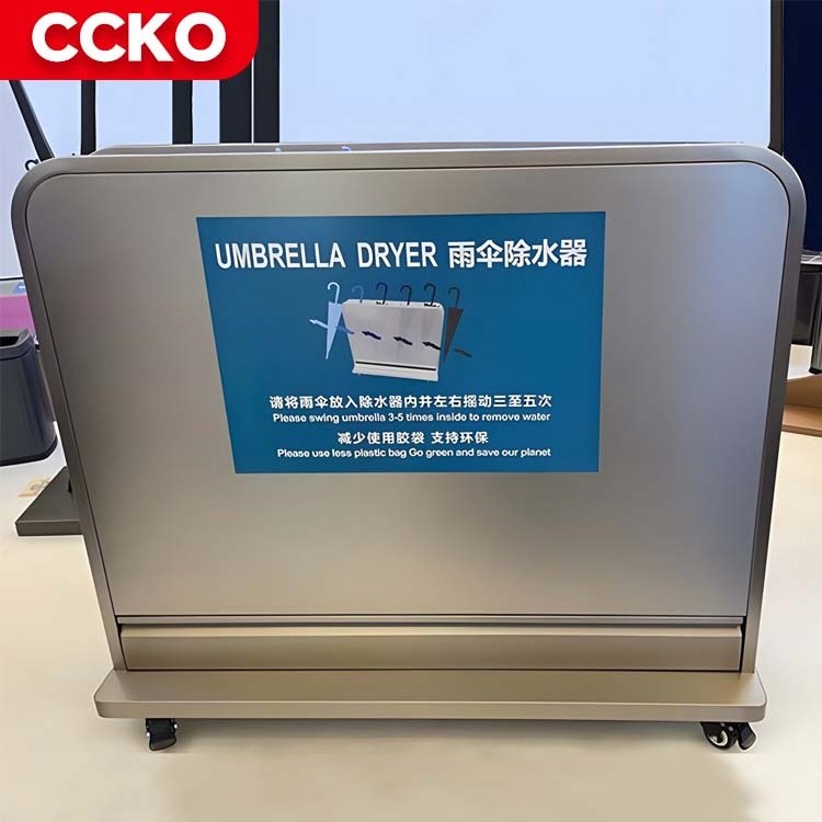 Hotel Restaurant Office Commercial Equipment Steel Umbrella Dryer Machine Iron Wrapping Holder Wet Umbrella Dryer Remover Stand