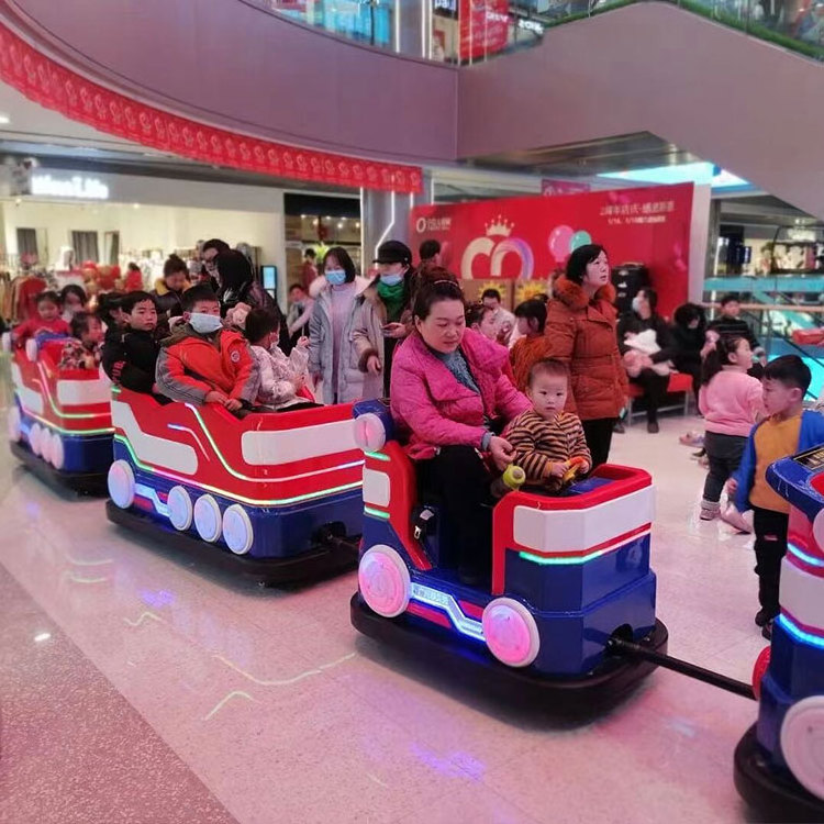 Classical Amusement Park Rides kids Attractions Tourist Electric Mini mall Trackless Train Ride For Sale