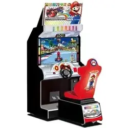 Video Arcade Driving Game Coin operated car racing game Mario Kart DX