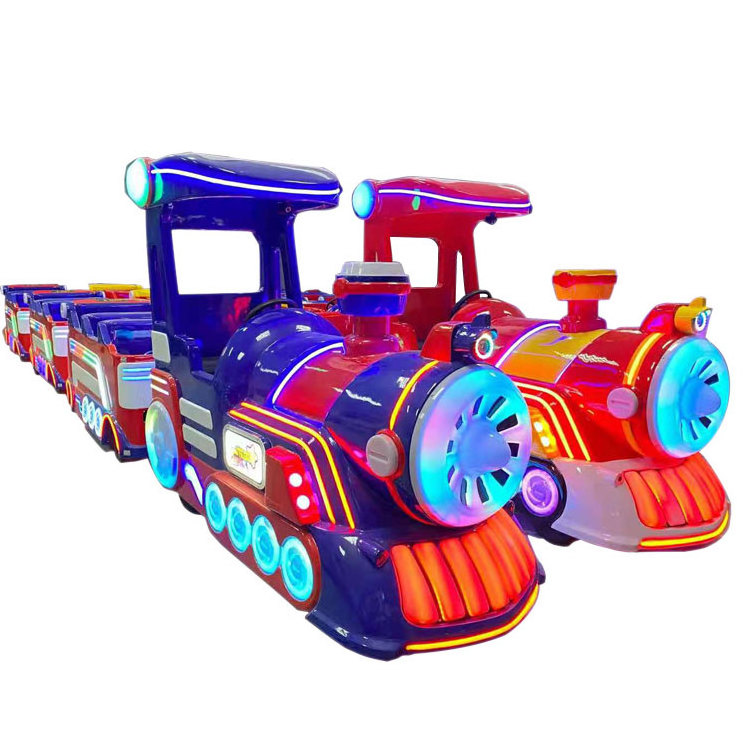 Classical Amusement Park Rides kids Attractions Tourist Electric Mini mall Trackless Train Ride For Sale