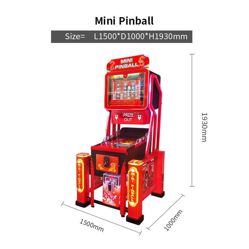 Professional manufacturers produce mini pinball machine coin-operated arcade lottery exchange carnival amusement park equipment