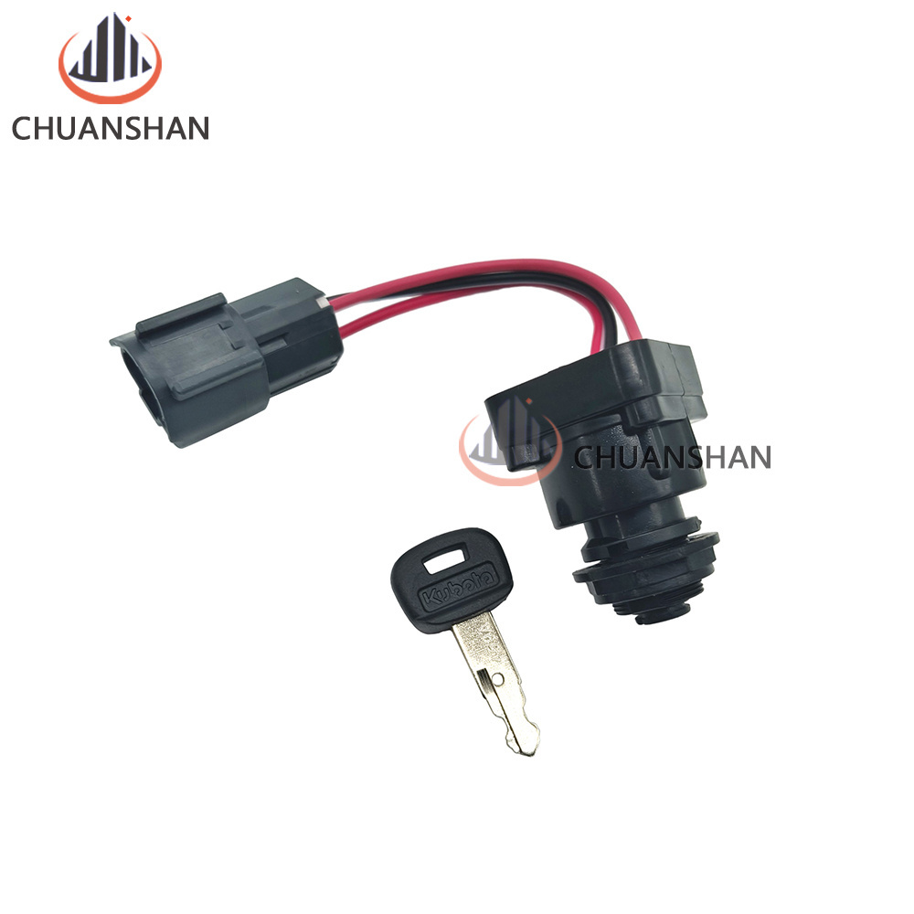 Constructlon Machinery Parts For Mining Kubota Ignition Switch 20 30 35 KX155 161 Start key RC411-5396