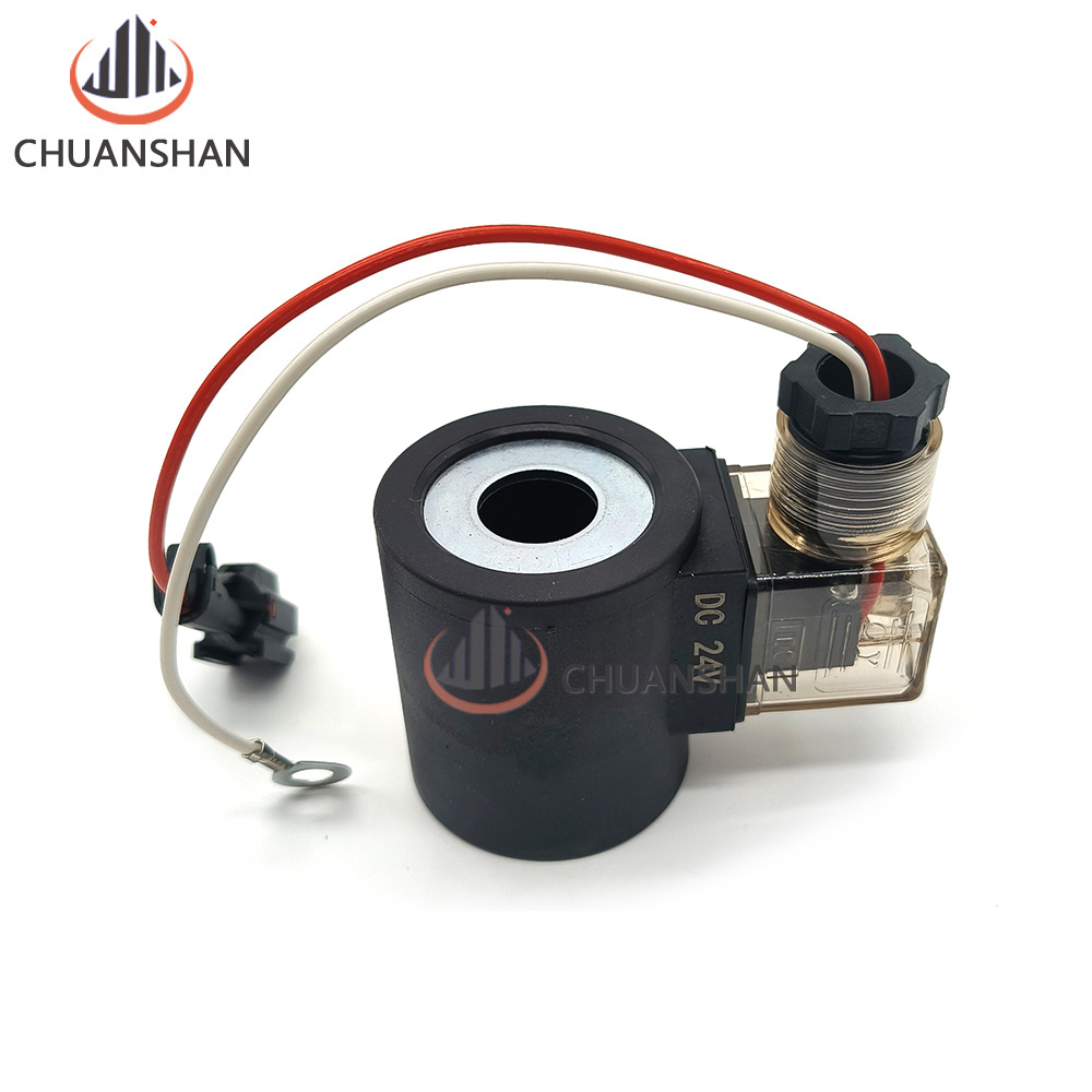 Excavator Accessories Quick Change New Hydraulic Solenoid Valve Coil 16 Hole Quick Connector Oil Cylinder One-way Valve