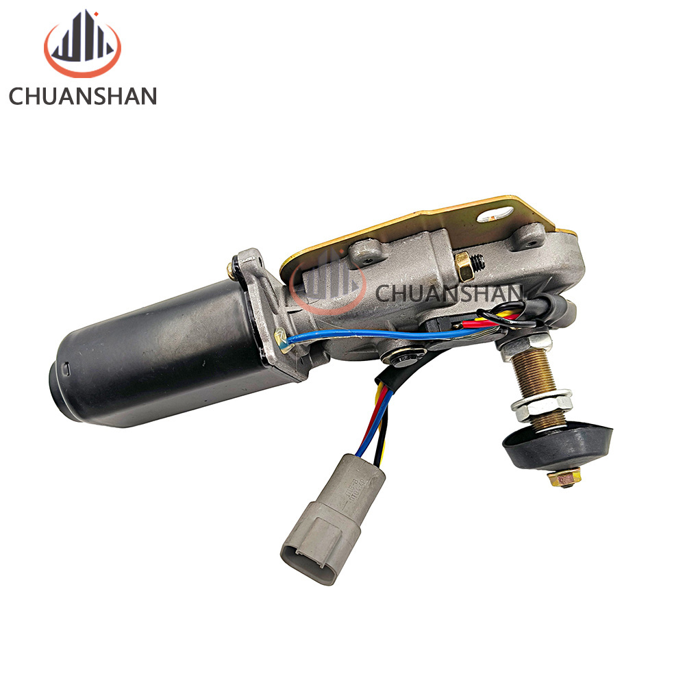 Yuchai Windshield Wiper Motor Windshield Wiper Arm Mount Excavator Parts 60/85 35/50-6-7 135-8 24V