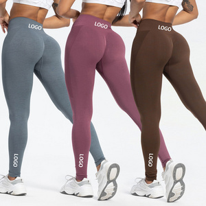 2024 Skin Tight High Compression Muscle Protect Seamless Gym Fitness Workout Legging for Women