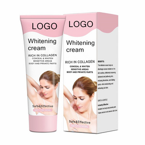 Private Label instant Whitening Anti Dark Spot Aging Wrinkle Knees Elbows Strong Vitamin White Lotion Face Body Whitening Cream