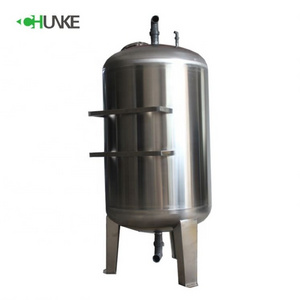 sus304/316 Sterile water tank Mechanical filter, activated carbon quartz sand filter  stainless steel water tank