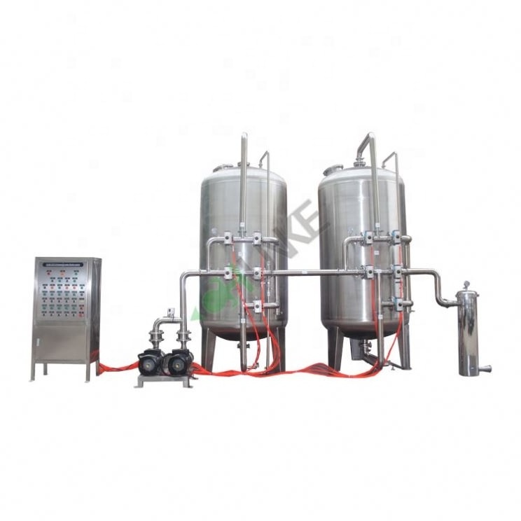 sus304/316 Sterile water tank Mechanical filter, activated carbon quartz sand filter  stainless steel water tank