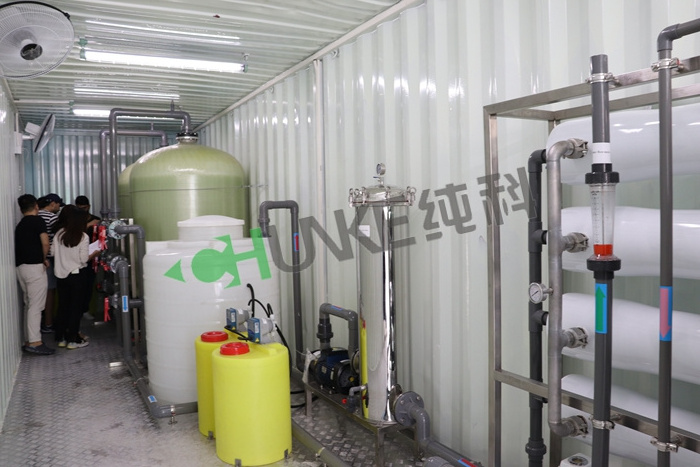 Containerized seawater desalination plant, container RO system for brackish water desalination, water treatment machinery