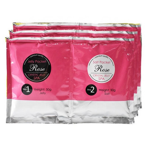 Wholesale Natural Rose Ginger Foot Soak Powder Jelly Spa Pedicur Avry Pack of 2 Jelly Pedi Sea Salt Scrub Pedicure Foot Scrub