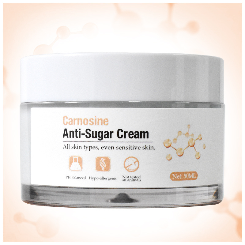 Moisturizing cream skin whitening lotion korean anti aging lightening Hydrating carnosine anti-sugar Face Cream