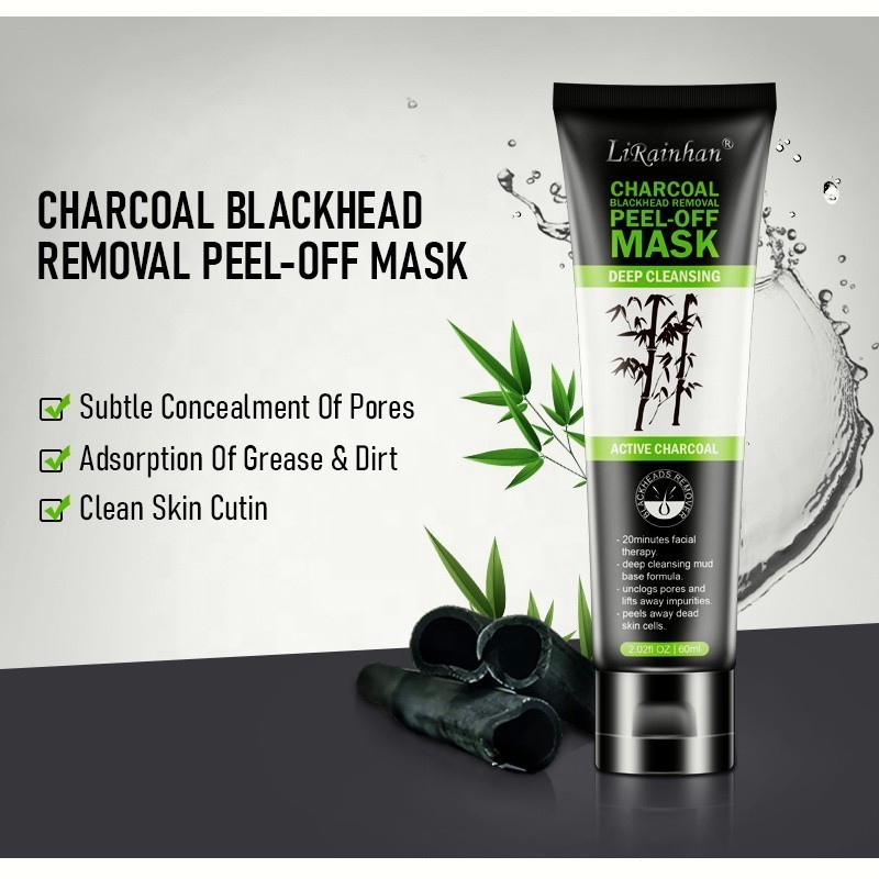 Hot Sale Charcoal Peel Off Mask Blackhead Removal Facial Black Mask Peel-Off Mask