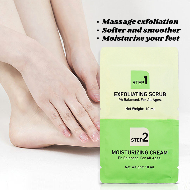 foot scrub foot cream skin care set for dry cracked feet moisturizing spa pedicure kit cosmetics manufacturer