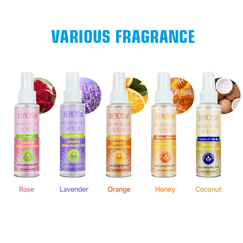 Long-lasting fragrance, refreshing and fresh, deodorizing and deodorizing spray antiperspirant wholesale