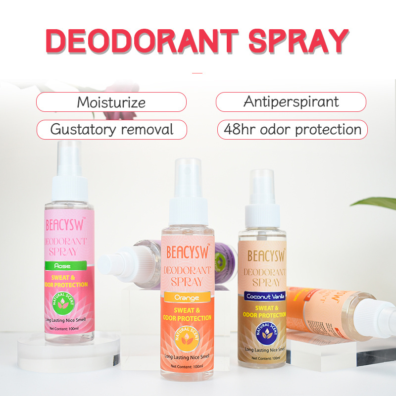 Long-lasting fragrance, refreshing and fresh, deodorizing and deodorizing spray antiperspirant wholesale