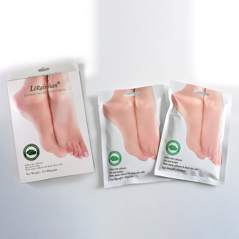 Private Label  Hot Selling Exfoliating Foot Peel Mask foot exfoliation peeling foot mask