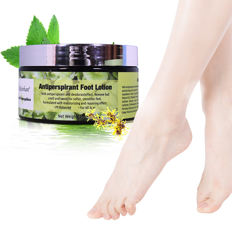 Nature Herbal Eco Friendly Non Skin Irritation Deodorant Antiperspirant Foot Cream Feet Lotion Aluminum Free