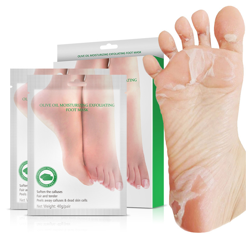 Private Label  Hot Selling Exfoliating Foot Peel Mask foot exfoliation peeling foot mask