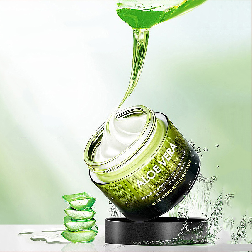 Wholesale Face Beauty Whitening Night Cream Natural Organic Aloe Vera Cream