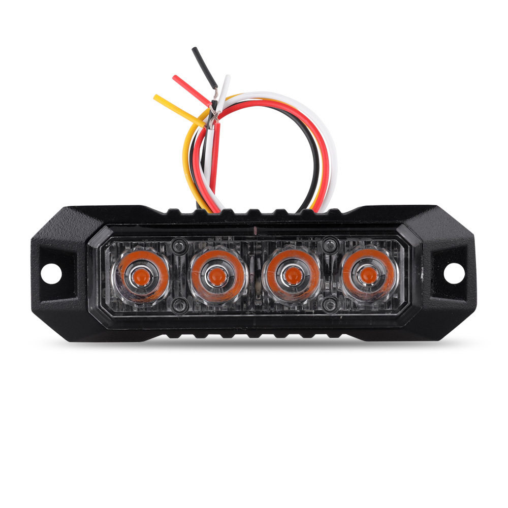 LED-04K New style strobe warning  Emergency Light Amber white 3 watt Truck Strobe rotate led strobe light