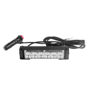 LED-316-1 Amber 6 LED Light Bar for Car Truck Emergency Warning Hazard Flash Strobe Light Traffic Advisor  Hazard Windshield