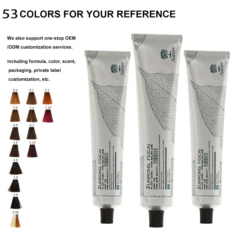 Permanent Hair Color 100% Gray Coverage Purple Hair Dye Cream Semi-Permanent Magic Fast Root Rescue Touch Up Hair Color Cream