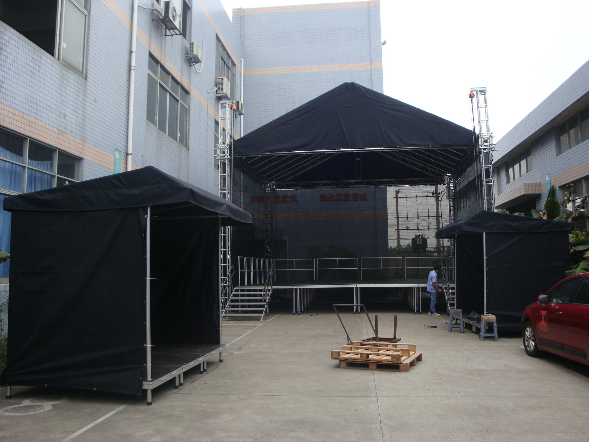 Trusses Scaffolding Standing Crank Stand Steel Speaker Scaffold Galvanized Frame Layer Outdoor Aluminum Truss For Line Array