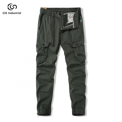 CIS hiking pants men custom cargo pants black khaki multi-pocket jogging gorpcore pants outdoor sweatpants men