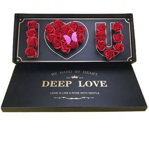 Saint Valentine's Day Mother's Day i love you fresh rose flower box