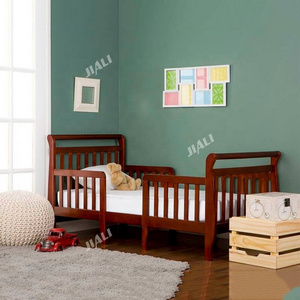 Wholesale House Kids Bed Bedroom Set Dark Brown Newborn Boy Baby Wooden Baby Cribs Cot Bed For Sale