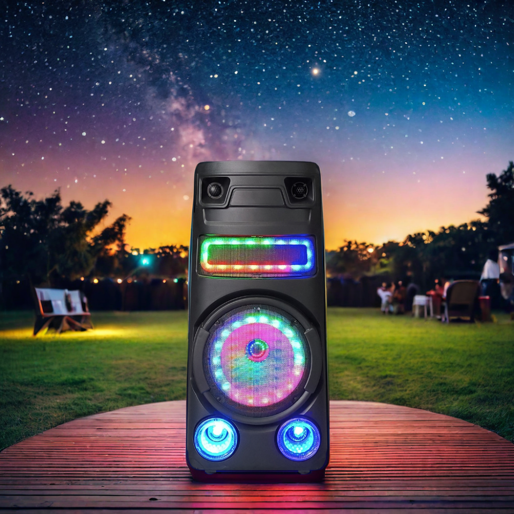 Strange Heteromorphic Disco Coloured Lantern Turreted Speaker Box Dj Parlantes Led Music Wireless Speakers Active Plastic OEM