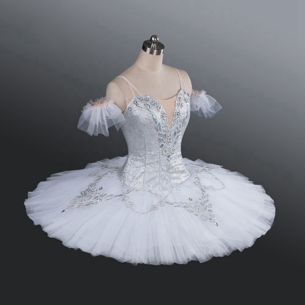 Girls dance dress women Customize Classical Dance Professional Ballerina shinny Tutu  Snow Queen classical  Fairy Platter Tutu