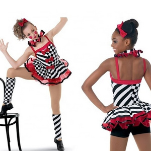 Funny  dance  clown costumes for kids performance competition