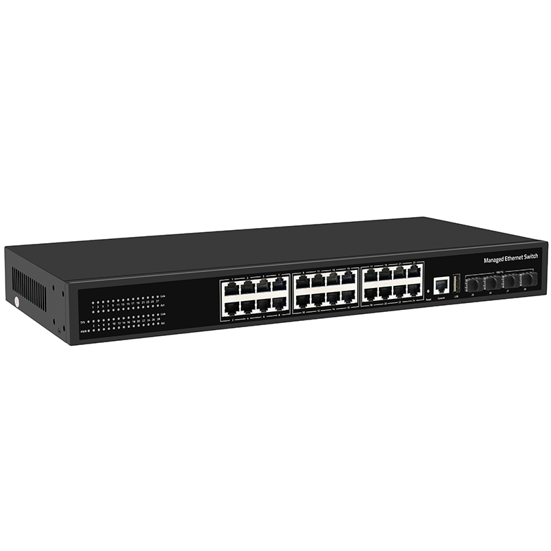 Factory Price 24 Ports 10G SFP+ Uplink L3 Managed Gigabit Network Switches