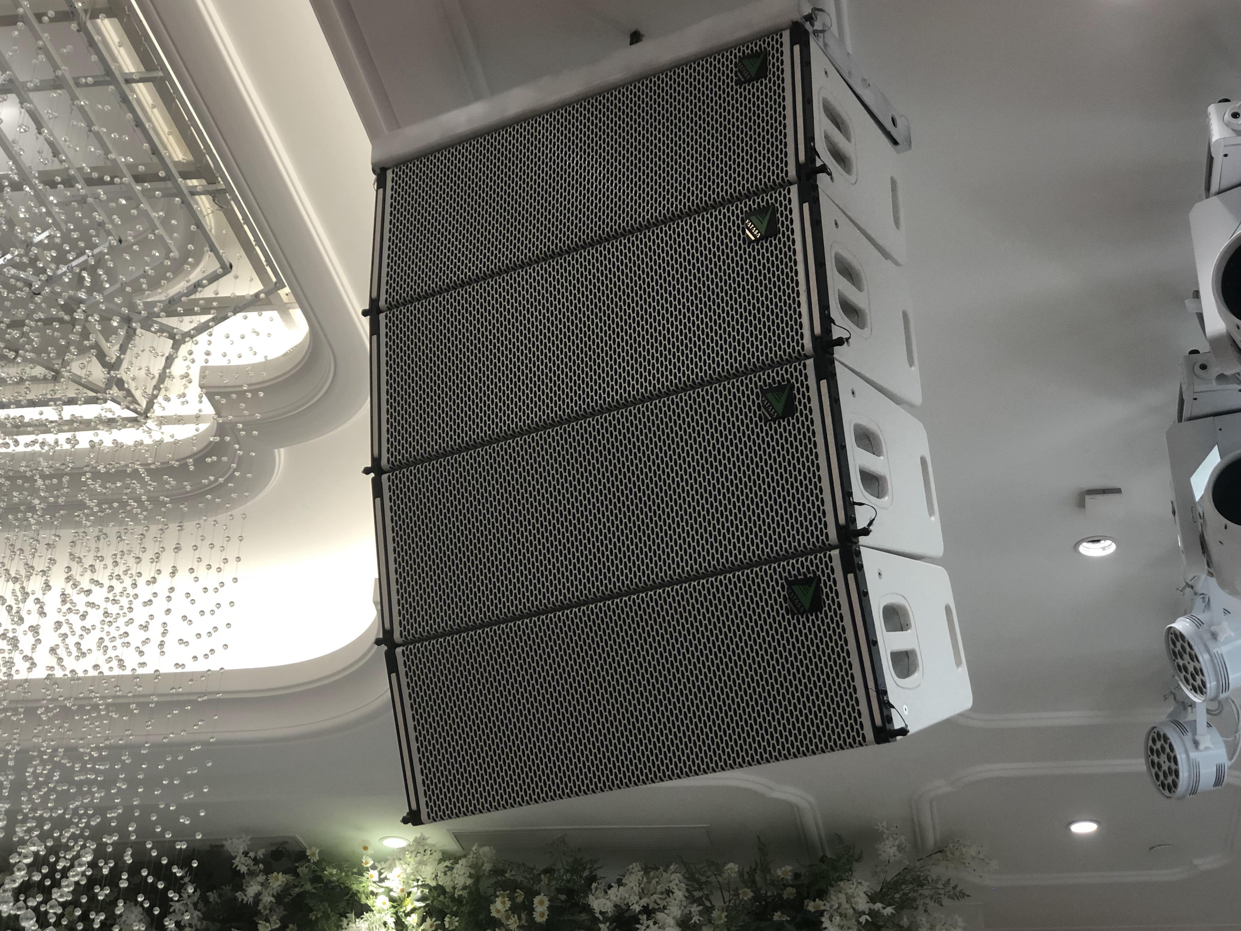 VATASA High Quality Electrical DJ Sound System Dual 10 inch Line Array