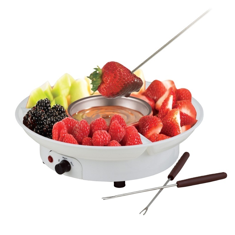 Chocolate Fondue Maker Fountains 230V Melting Pot  Candy Maker Dessert Cheese Boiler  Party Serving Tray Fuente de chocolate