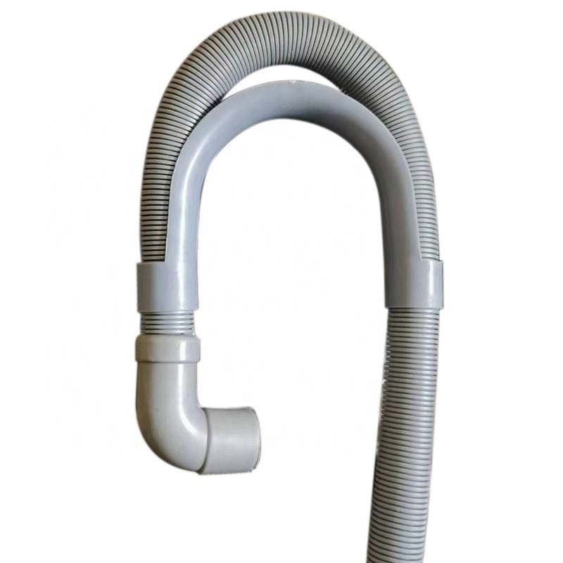 Washing machine plastic flexible drain hose PE 1.5M washer hose