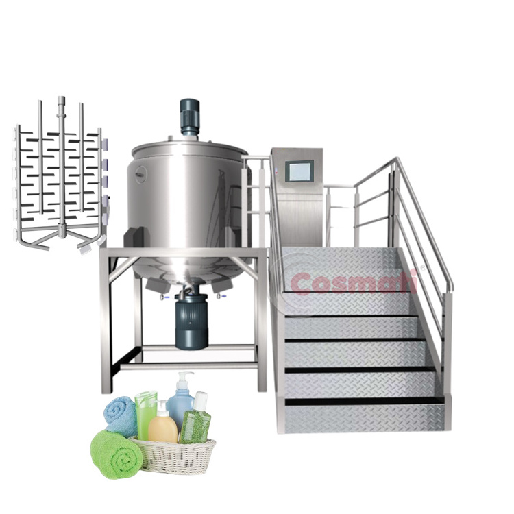 500l 1000l 2000l liquid soap mixer Laundry detergent mixing reactor mixer tank shampoo making machinery