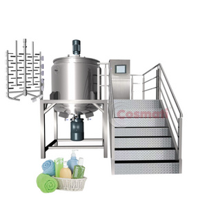 500l 1000l 2000l liquid soap mixer Laundry detergent mixing reactor mixer tank shampoo making machinery