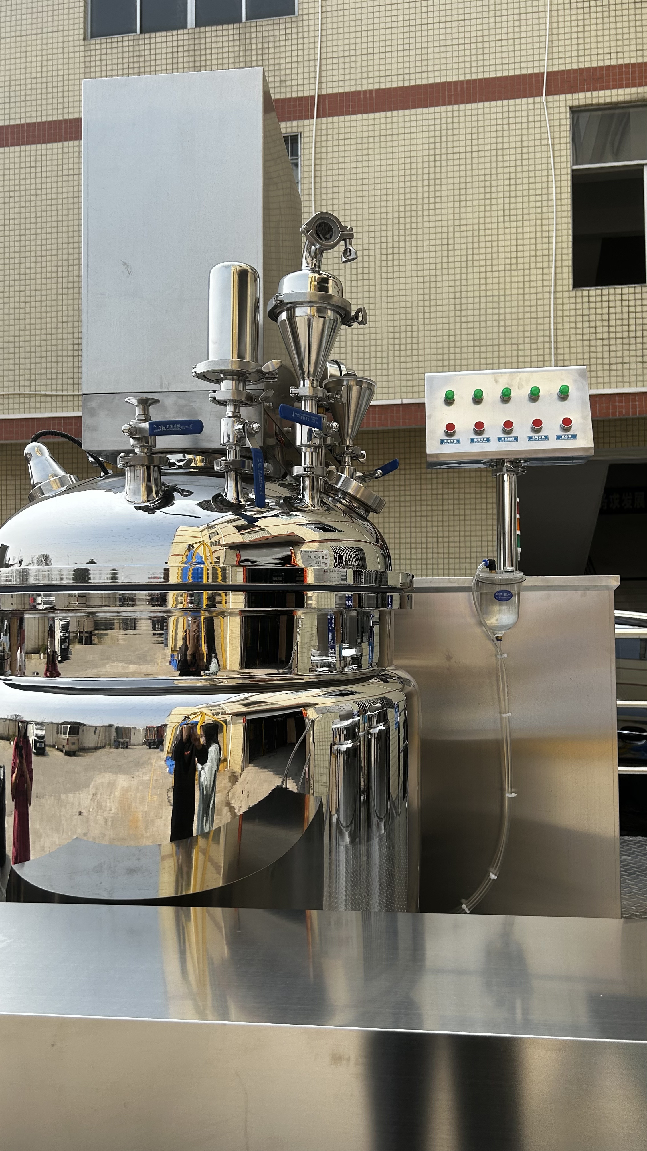 200l vacuum mixer emulsifying tank mayonnaise mixing machine vacuum homogenizer emulsifier mixer with water oil phase tanks