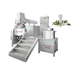 200l vacuum mixer emulsifying tank mayonnaise mixing machine vacuum homogenizer emulsifier mixer with water oil phase tanks