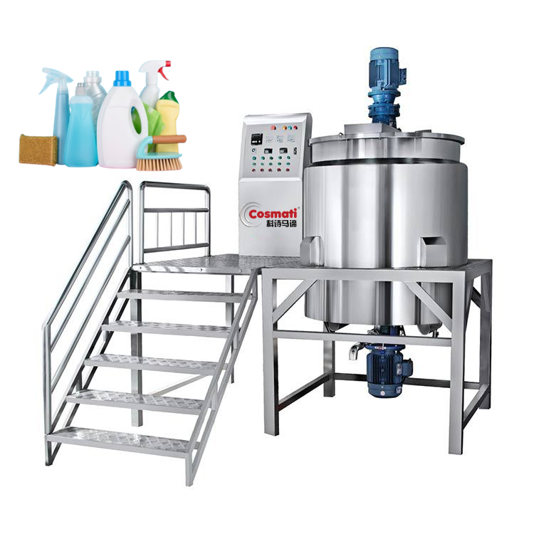 2023 Facial Cream Emulsifying Cosmetics mixer machine Vacuum Homogenizer Mixer Emulsion Lotion Stainless Steel Mixing Tank