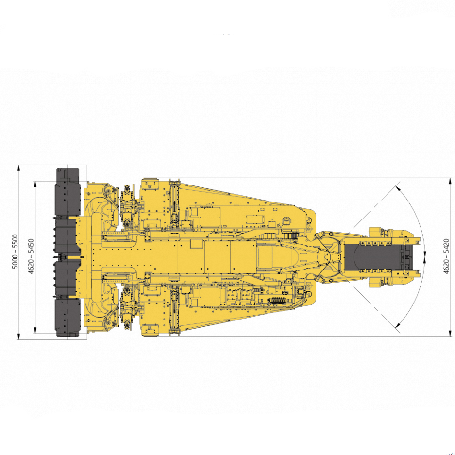 Cummins Generator Continuous Miner Coal Mine Roadheader Suppliers Mine Drilling Rig Neumatic Cantilever Roadheader