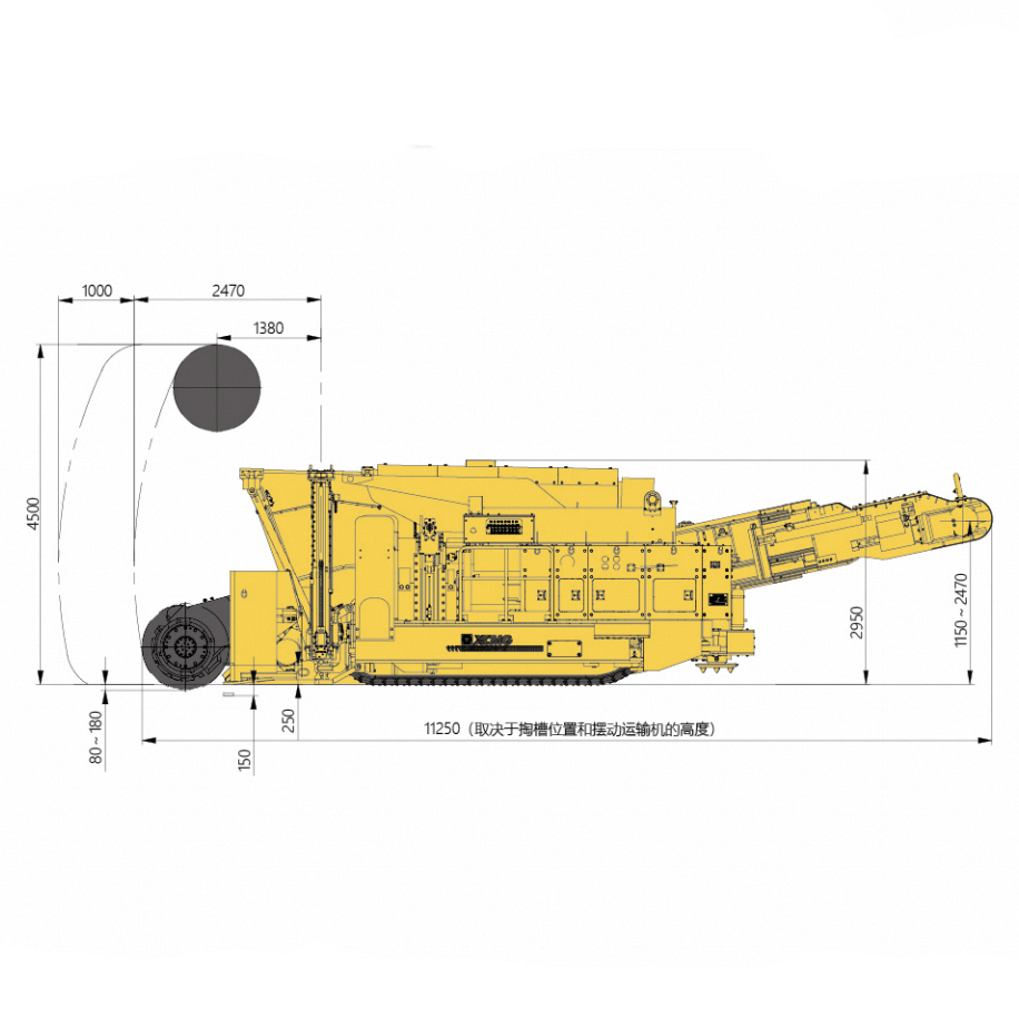 Cummins Generator Neumatic Cantilever Roadheader for Coal Mine Drilling Rig Continuous Miner Pump New Condition Core Component