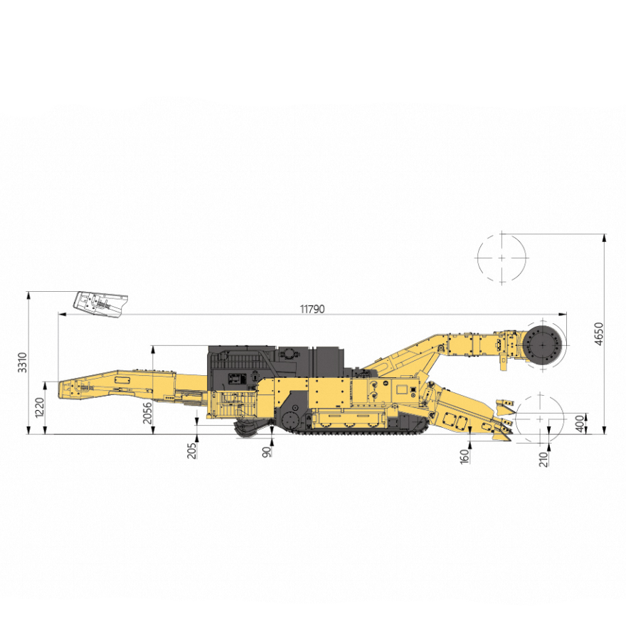 Cummins Generator Neumatic Cantilever Roadheader for Coal Mine Drilling Rig Continuous Miner Pump New Condition Core Component