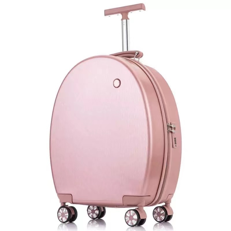 Customization Round Zipper Suitcases Hard Case Durable Trolley Luggage Traveling Bag 20