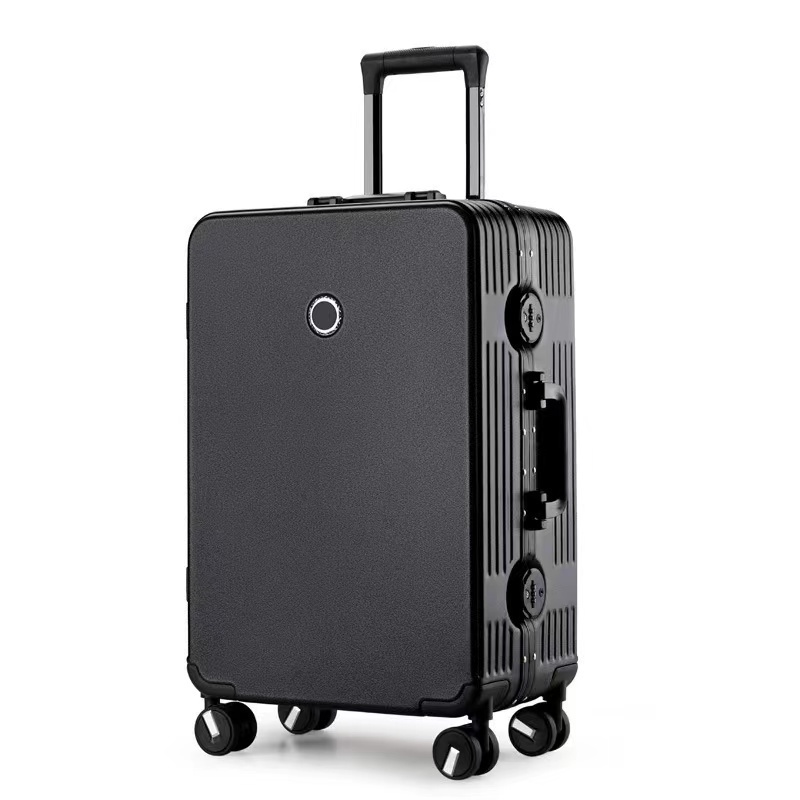 Anti-scratch Aluminum Frame  Hard Side Travel Luggage Suitcase Frosted PC Portable Pilot Case