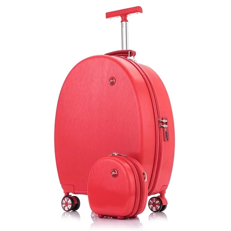 Customization Round Zipper Suitcases Hard Case Durable Trolley Luggage Traveling Bag 20