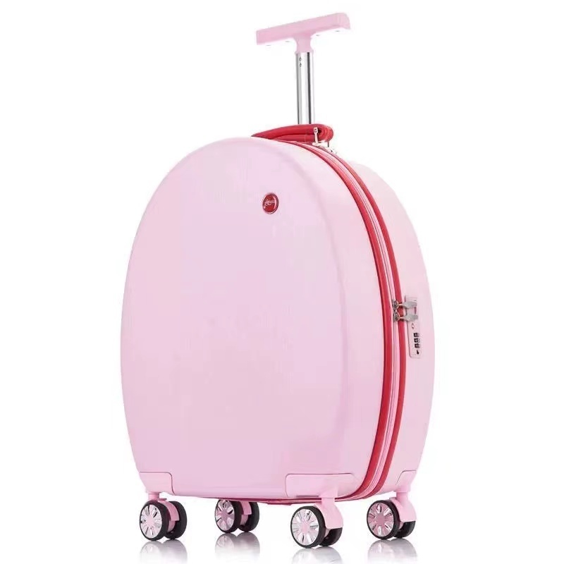 Customization Round Zipper Suitcases Hard Case Durable Trolley Luggage Traveling Bag 20